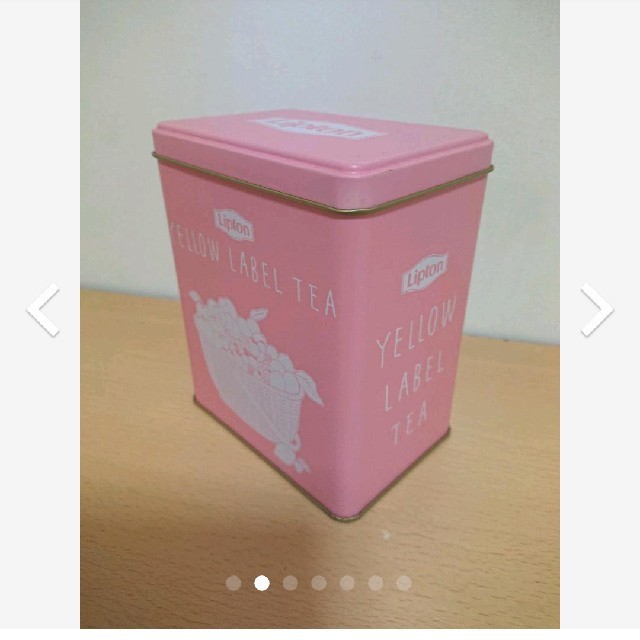 小物入れ】リプトン 紅茶缶 ピンクの通販 by momo｜ラクマ