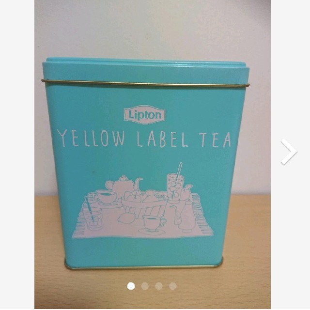 小物入れ】リプトン 紅茶缶（ブルー）の通販 by momo｜ラクマ