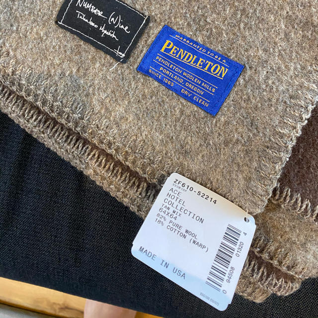 NUMBER (N)INE - ACE HOTEL NUMBER (N)INE PENDLETON 未使用の通販 by