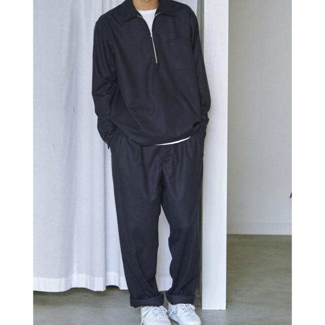 COMOLI - COMOLI フラノZIPシャツの通販 by T&J｜コモリならラクマ