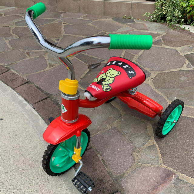 ベアーズ 豆ダッシュ 三輪車 レトロ 赤色の通販 by はくしゅう's shop