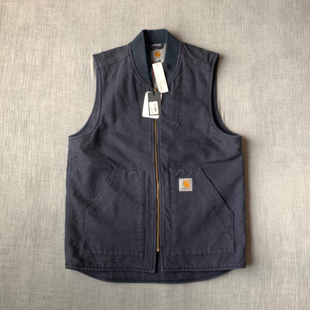 carhartt - 未使用品 carhartt × stussy ダブルネーム ダックベストの