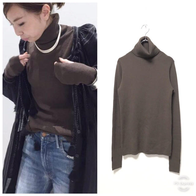 やよさん専用 アパルトモン Rib Turtlneck Knit リブタートル