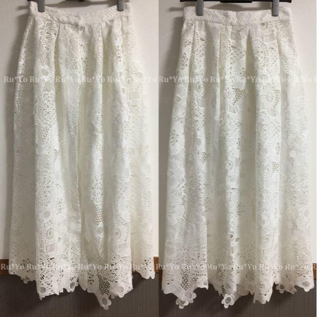 IENA - IENA【LUANA】レース巻きスカート/ホワイトの通販 by ルリヲ's