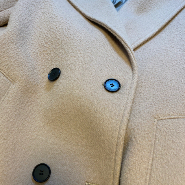 STUDIOUS - STUDIOUS ダブルブレスト チェスターコート ベージュ 1の