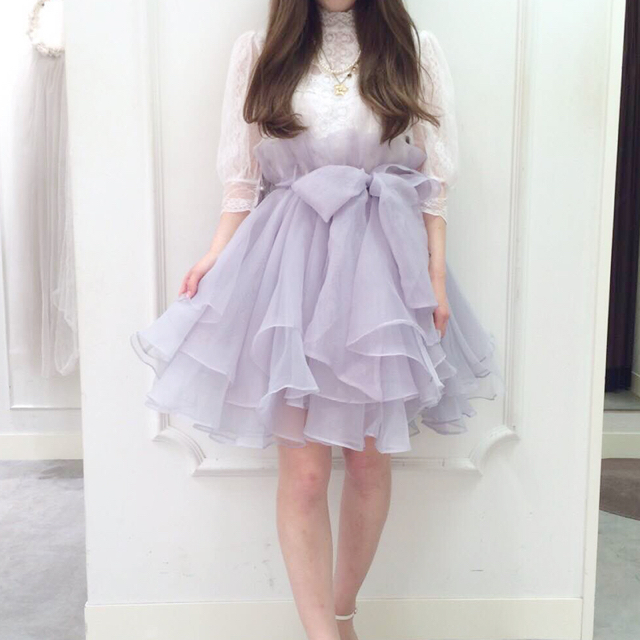 la belle Etude - ボリュームオーガンジーミニスカートの通販 by ℳ's