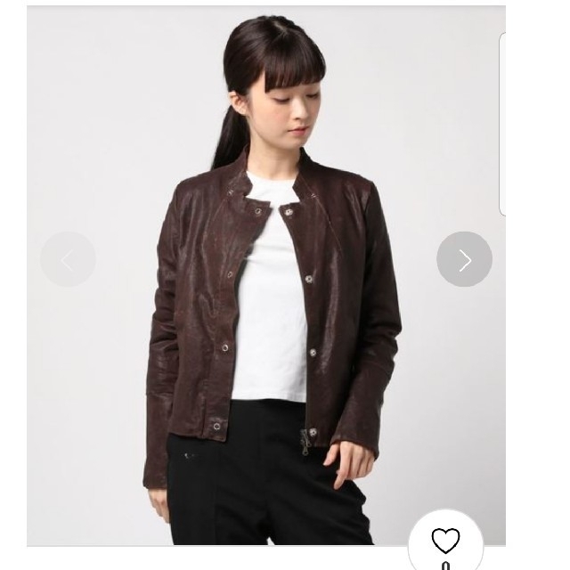 TRANSIT PAR SUCH レザージャケットの通販 by Tia｜ラクマ