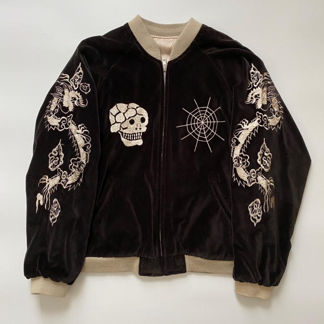 スーベニアジャケット 蜘蛛 蛇 スカルの通販 by lazy｜ラクマ