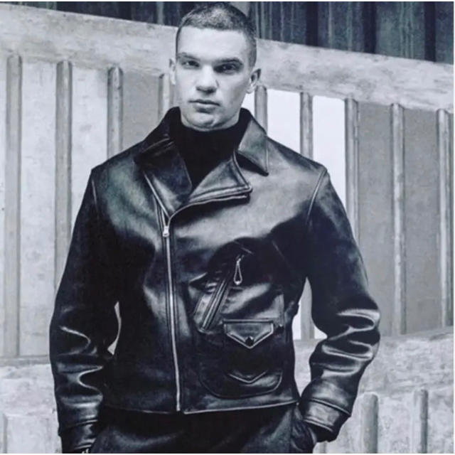 新品未使用レシート付‼︎アットラストレザーライダースジャケットの