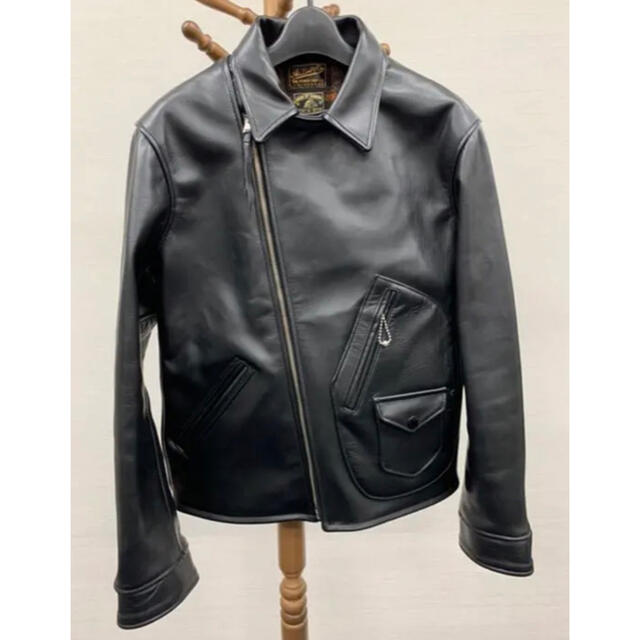 新品未使用レシート付‼︎アットラストレザーライダースジャケットの