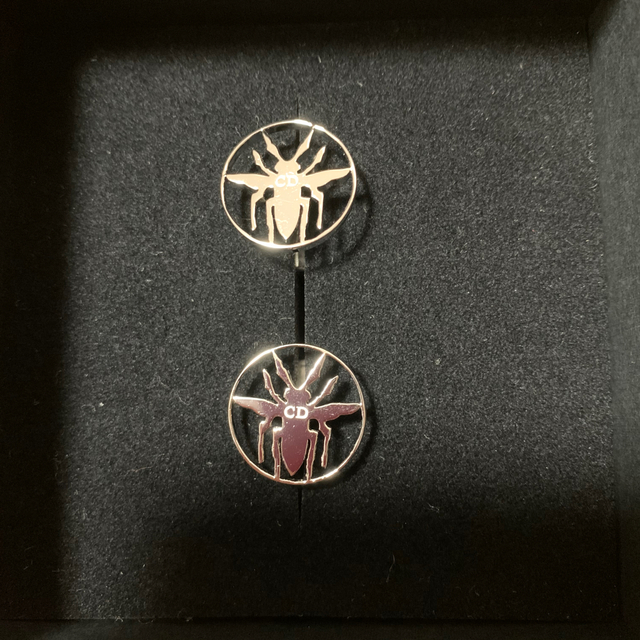 dior homme BEE シルバー カフス カフリンクス dior homme BEE