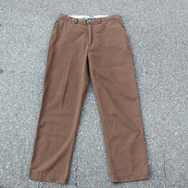 POLO RALPH LAUREN - 90s ラルフローレン ポロチノ ブラウン 43カーキ