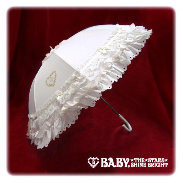 BABY,THE STARS SHINE BRIGHT - 未使用 ホワイト BABY 日傘 傘の通販