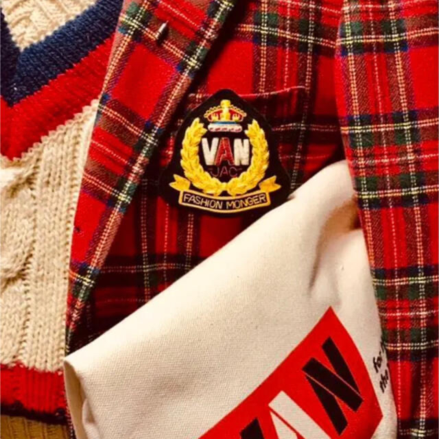 VAN Jacket - VAN JACKET ブレザーエンブレム初期の青帯大変貴重の通販