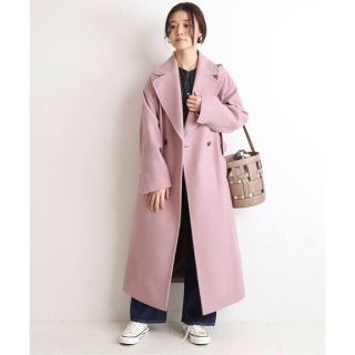 SLOBE IENA - SLOBE IENA SUPER100メルトン ビックラペルコート未使用