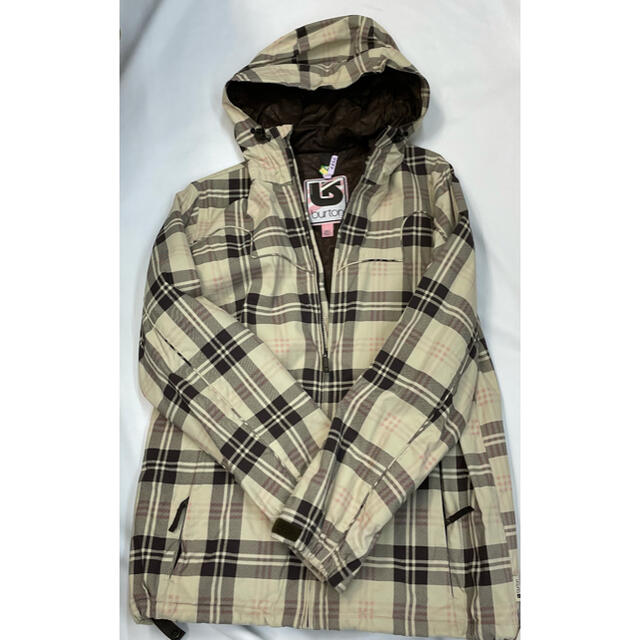 BURTON - Burton スノーボードウェア ブラウン チェック柄 Lの通販 by