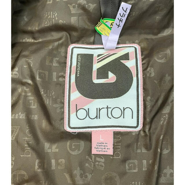 BURTON - Burton スノーボードウェア ブラウン チェック柄 Lの通販 by