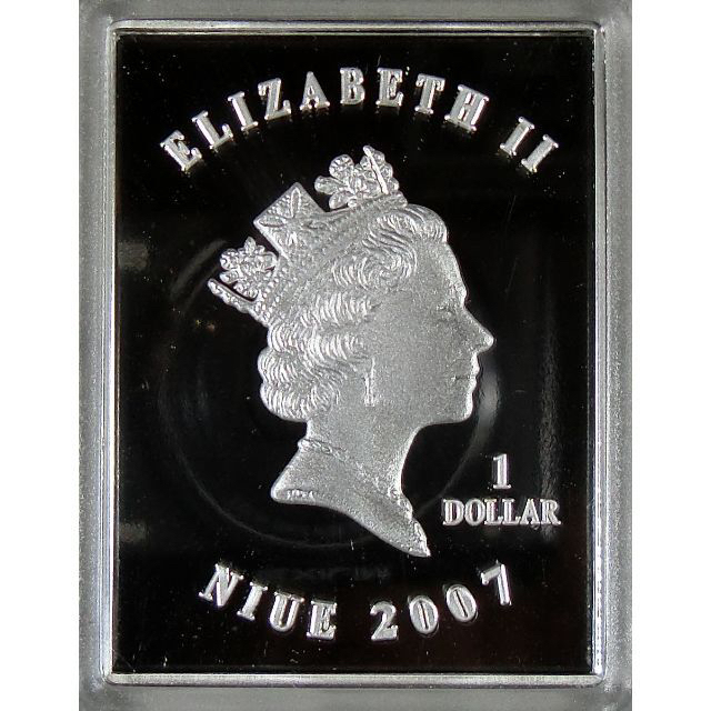 2007年 世界の名画コインコレクション 1オンス純銀貨 ニウエ プルーフ