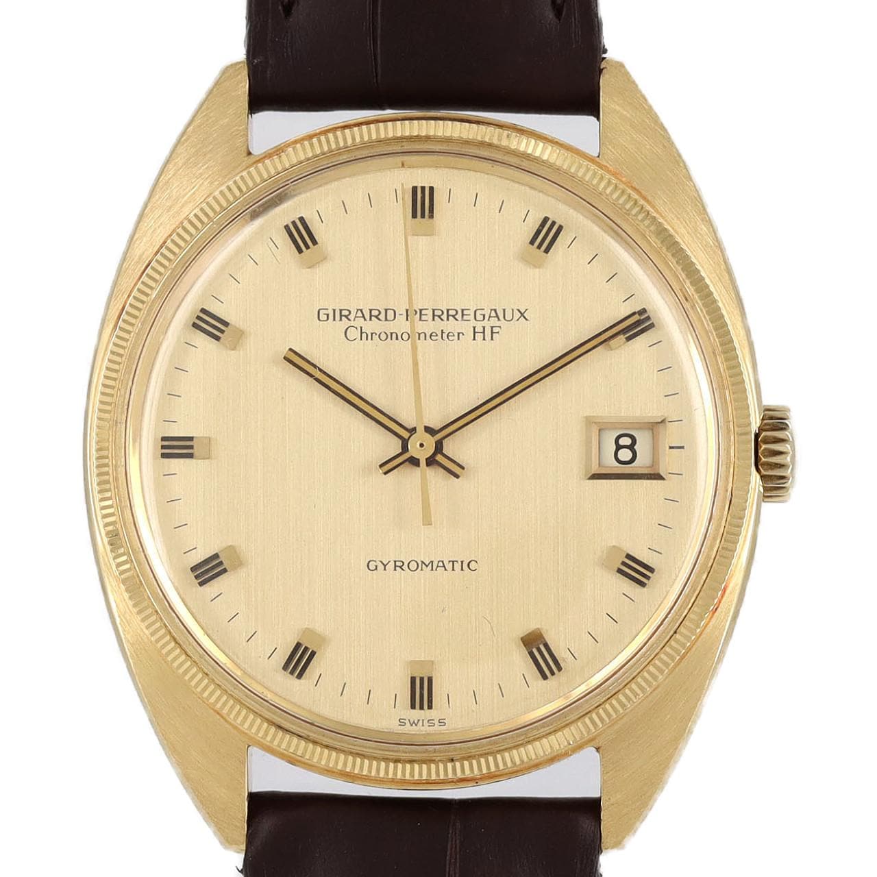 コメ兵｜【ヴィンテージ】ジラール・ペルゴ クロノメーターHF YG YG