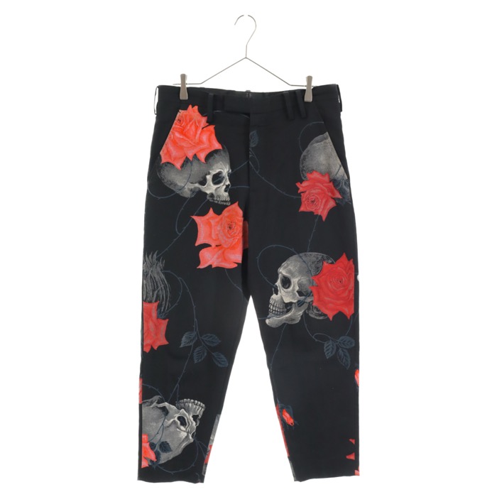 ヨウジヤマモト プールオム プールオム 18SS スカルローズ スラックス