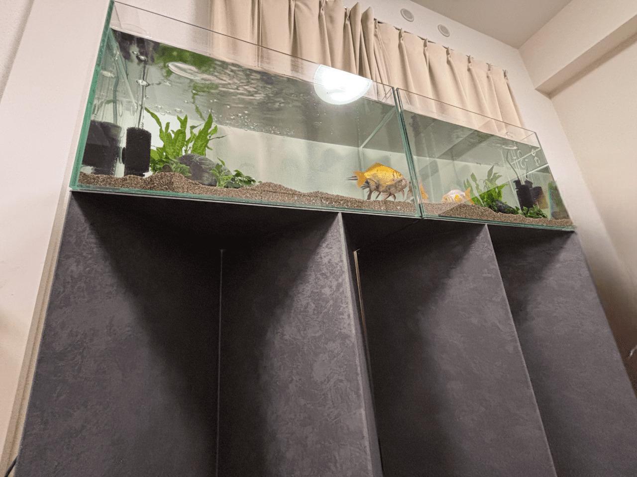 こだわりの水槽台 | フルオーダー事例｜お客様のアイデア| Kanaete