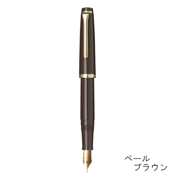 セーラー万年筆 レクル ゴールドIP仕上げ 万年筆(中細) 11-0333 – 記念