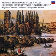 モーツァルト：交響曲第25＆29番＆シューベルト：未完成