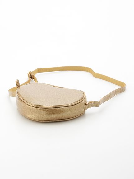 ラメ合皮ハートショルダーバッグ（ショルダーバッグ）｜hakka kids