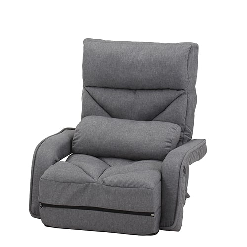 不二貿易 家具 【美品】多機能チェア デラックス グレー 3902 DX 通販