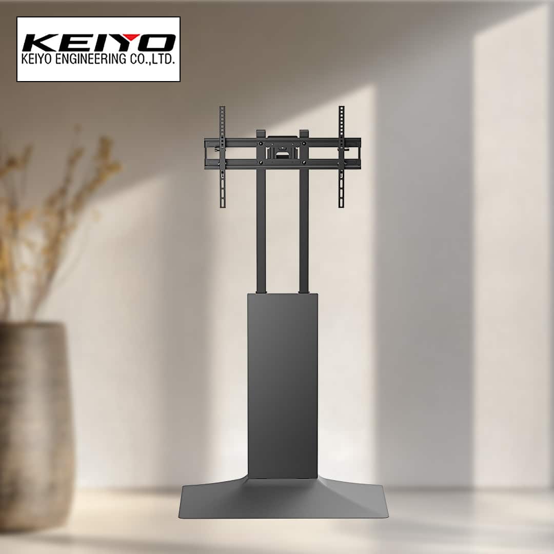 慶洋エンジニアリング 映像アクセサリ 薄型ベース壁寄せテレビスタンド