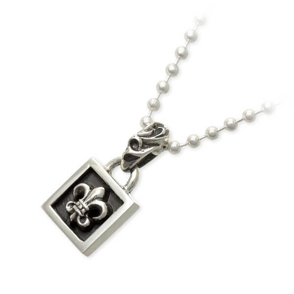 クロムハーツ(Chrome Hearts) シルバーネックレス CHARM FRAMED SLV