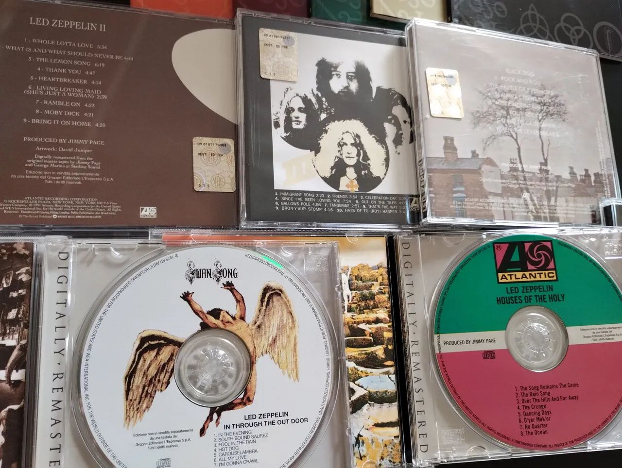 Box Set Led Zeppelin Complete Studio Collection 10 CDs + DVD