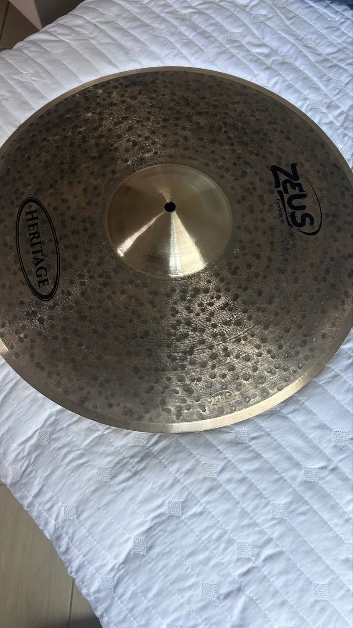 Prato Zeus Heritage Crash 19 Zhtc19 Handmade - Instrumentos