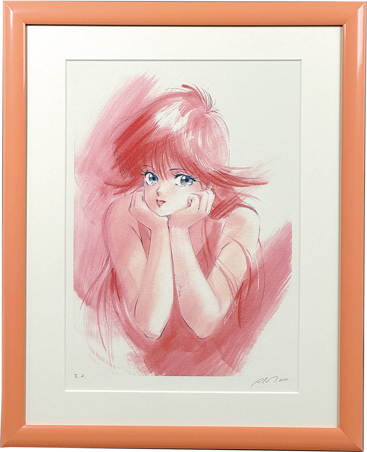 未使用）きまぐれオレンジロード 高田 明美 鮎川まどか 版画 サイン 未