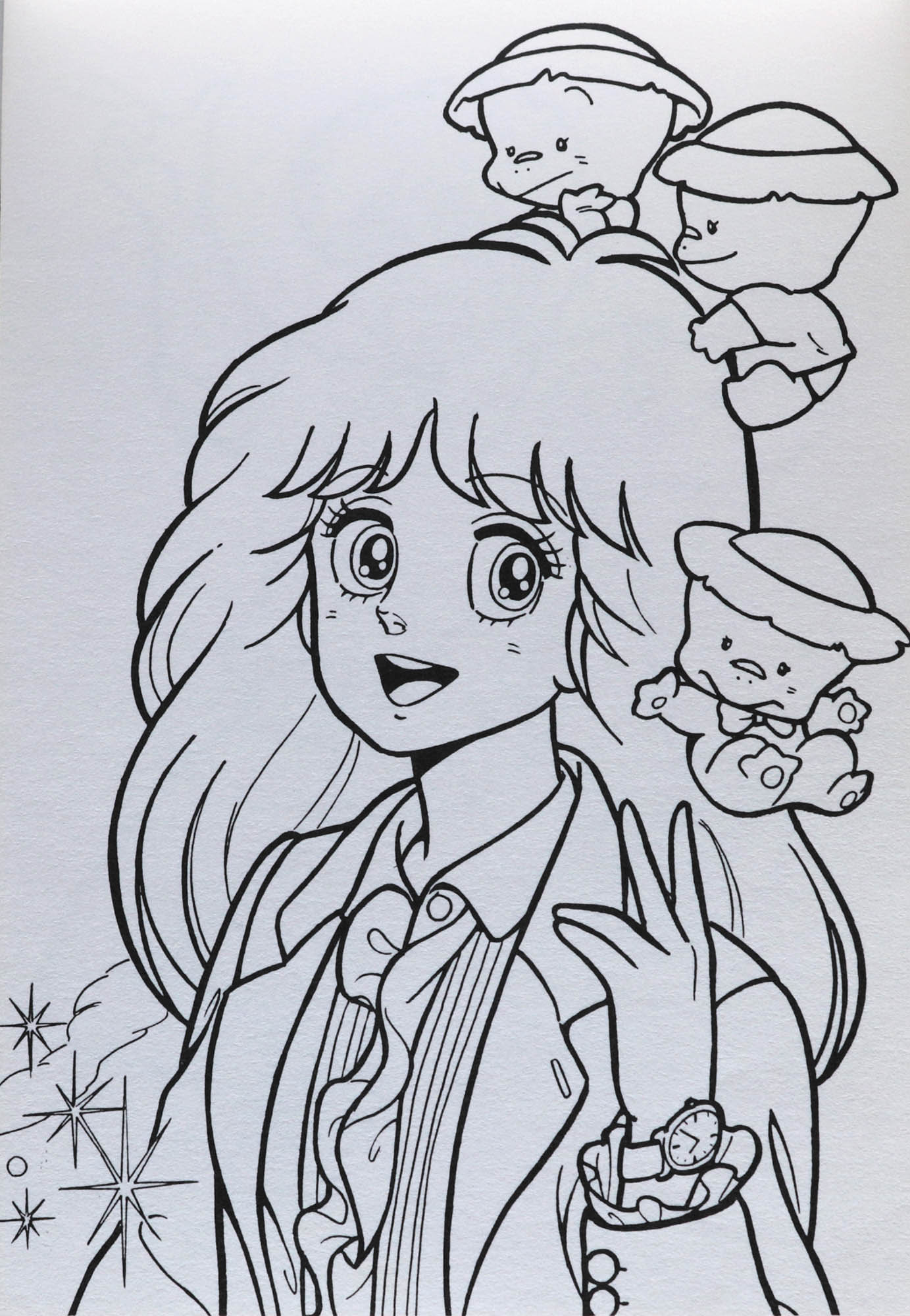 セイカノート ミニぬりえ CN-1087-A(ピンク) ／魔法の妖精ペルシャ