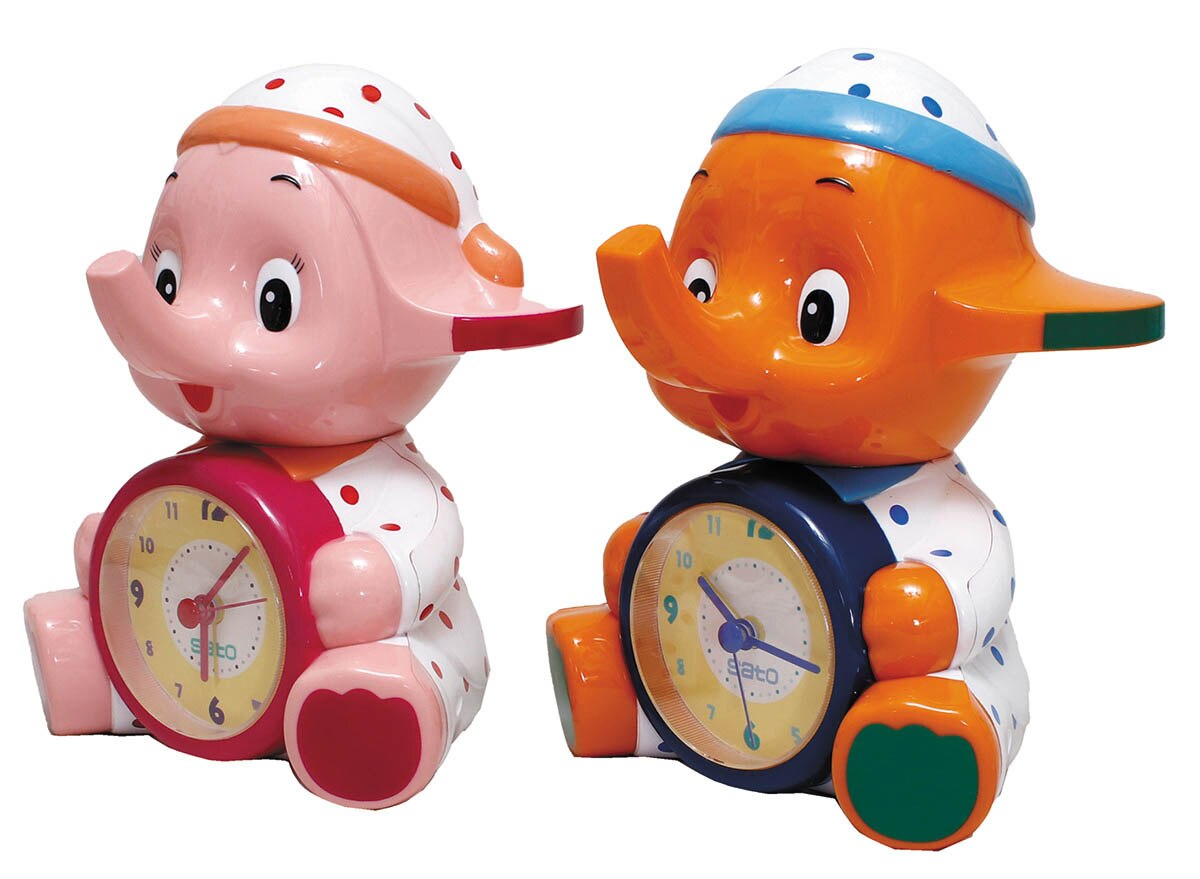 佐藤製薬 サトちゃんサトコちゃん ウェイクアップクロックセット