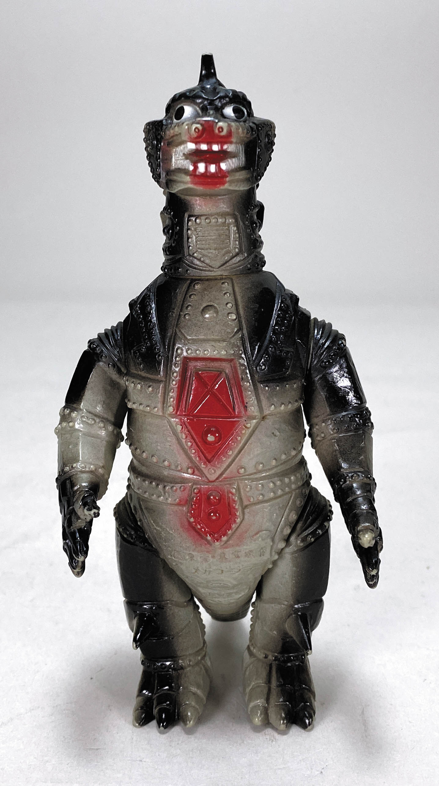 ポピー メカゴジラ キングザウルス 灰色成型 黒・赤塗装