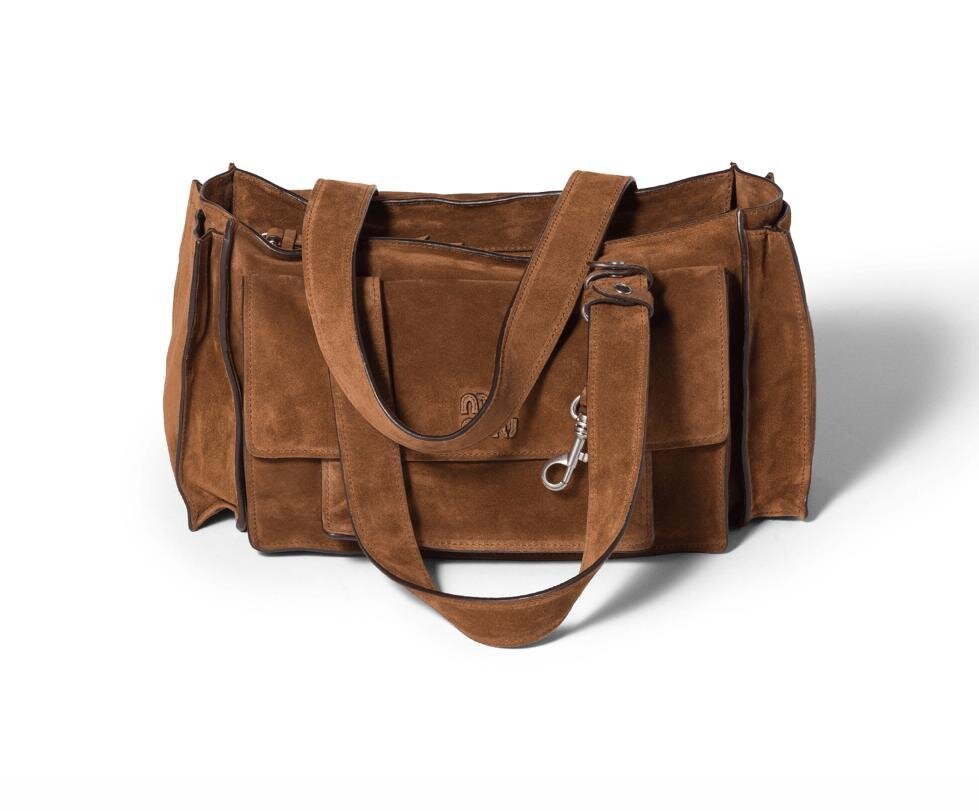 ミュウミュウ ツートーン パテントレザー スリングバックパンプス