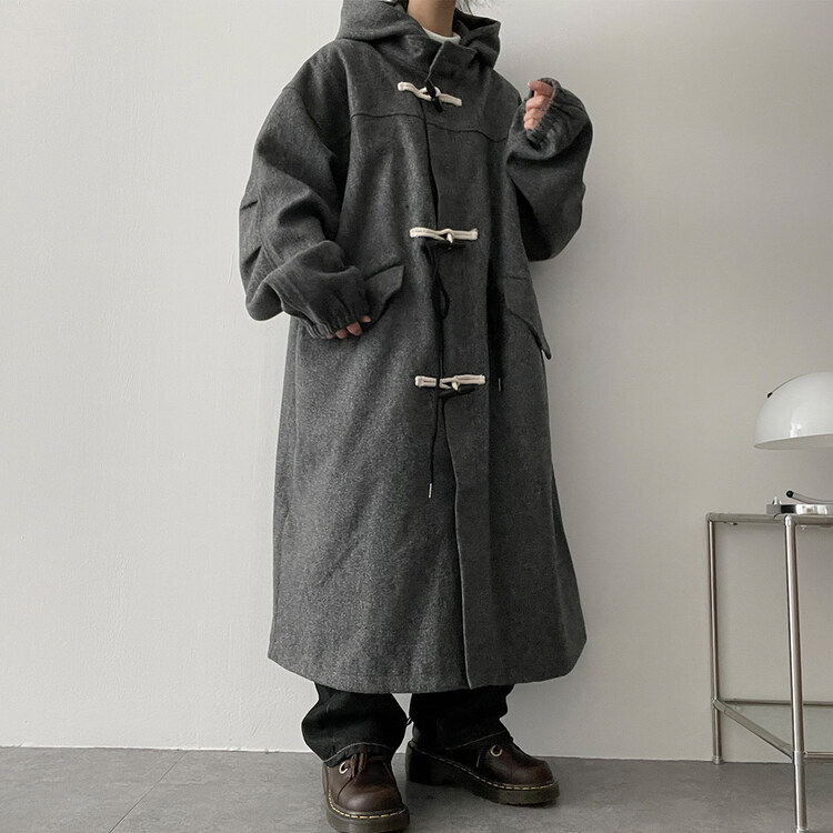 フードロングダッフルコート｜コート｜韓国ファッション通販 SONA