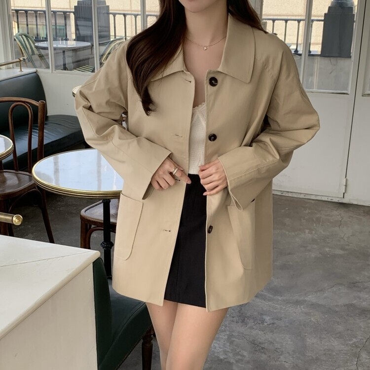 ハーフトレンチバーバリージャケット｜ジャケット｜韓国ファッション