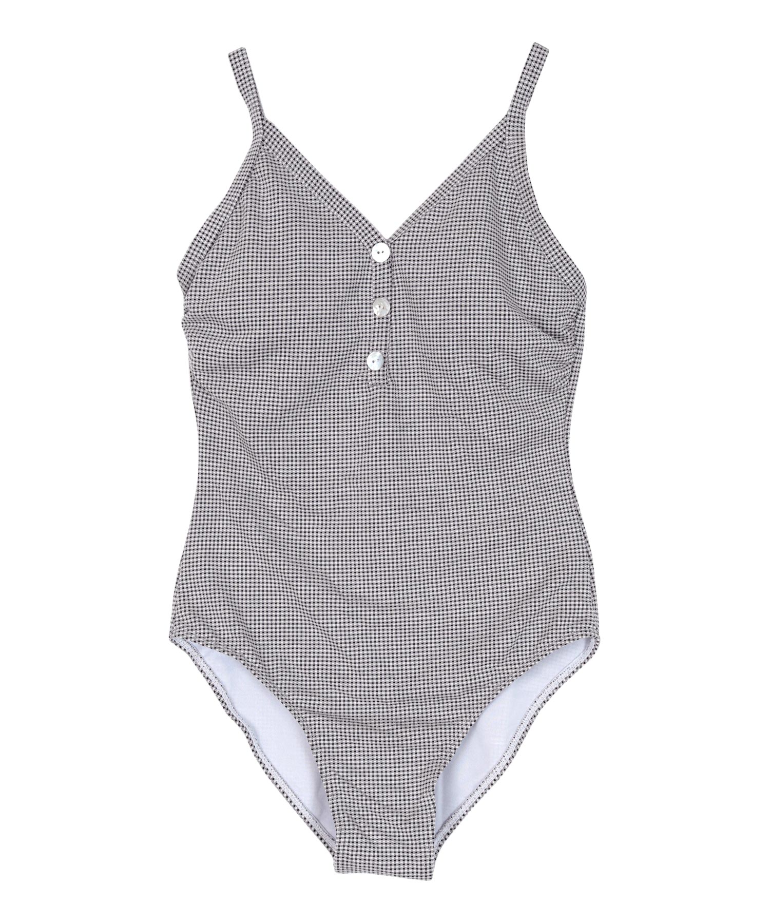 ギンガムチェックワンピース/水着 | SEA DRESS