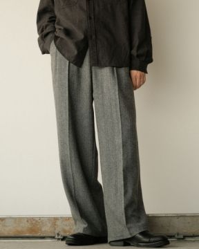 shiun(シウン) ONLINE STORE / TWEED STRAIGHT TROUSERS