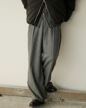 shiun(シウン) ONLINE STORE / TWEED STRAIGHT TROUSERS