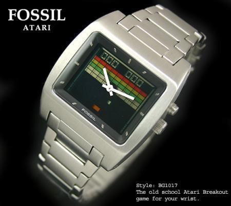 FOSSIL BIGTIC ATARIアニメーション メタル腕時計（BG1018） - 腕時計