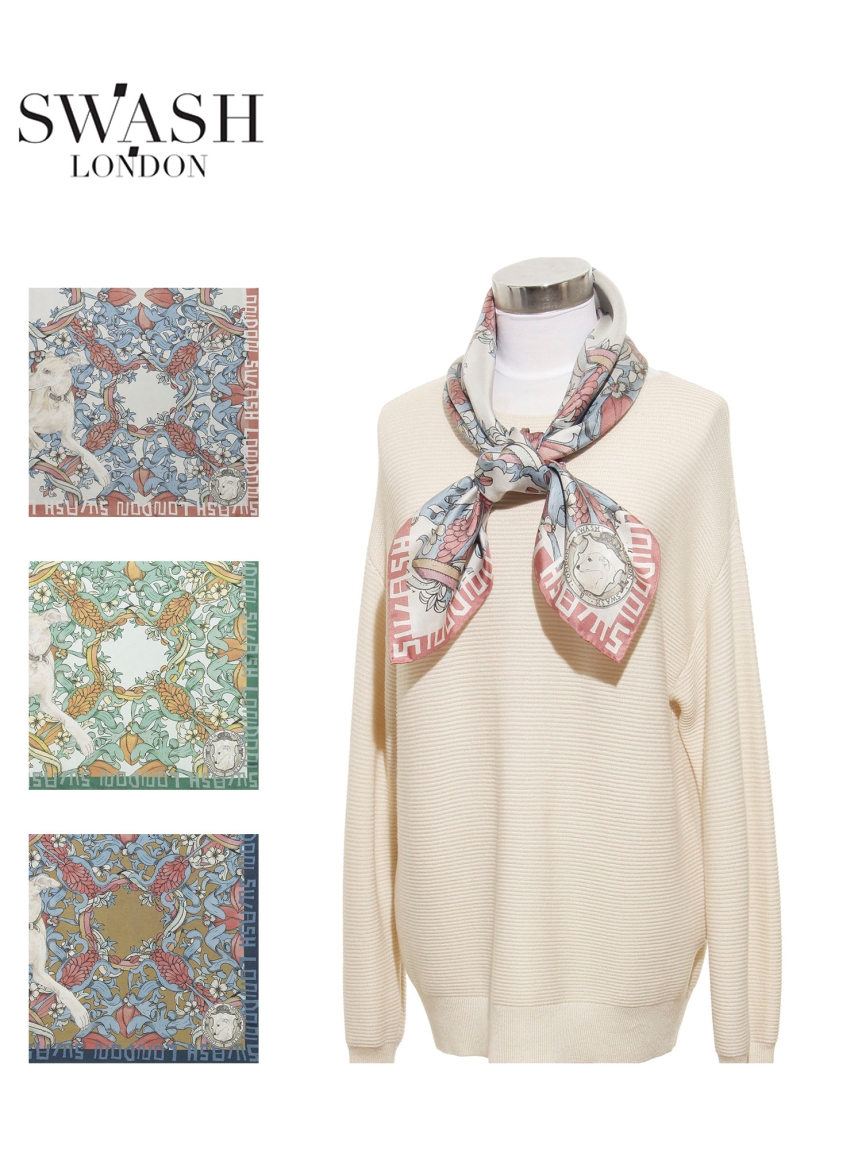 スカーフ】スウォッシュロンドン (SWASH LONDON) Tapestry シルク