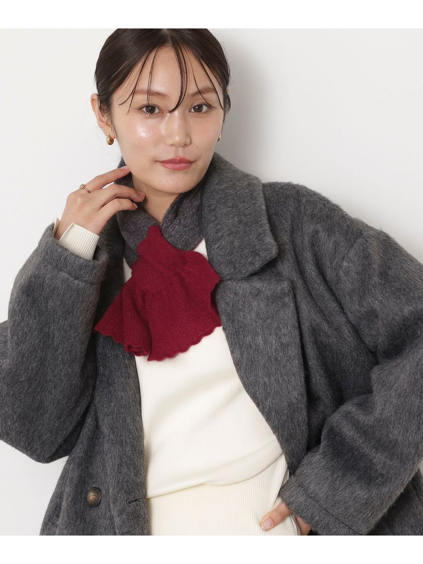 マフラー】ミラ・ショーン (mila schon) カシミヤ100％ レーシーニット