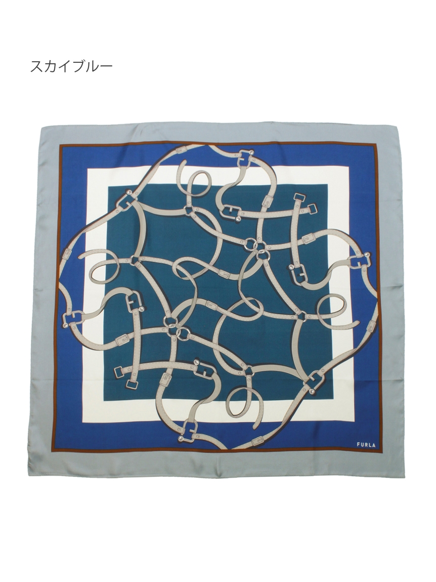 スカーフ】フルラ (FURLA) ベルトスクエア 88cm×88cm UV 手洗い可