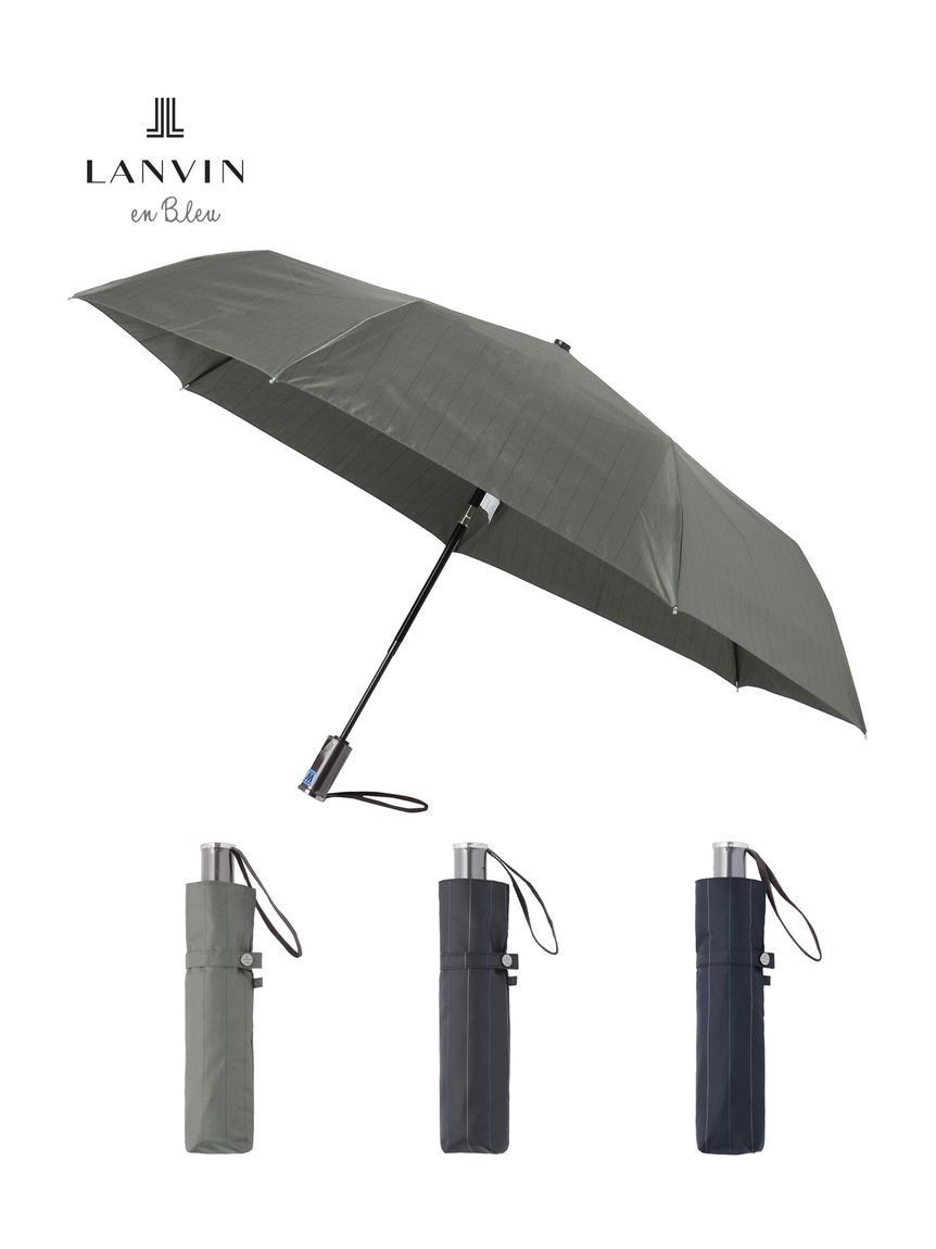 雨傘】ランバン オン ブルー (LANVIN en Bleu) ストライプ 自動開閉