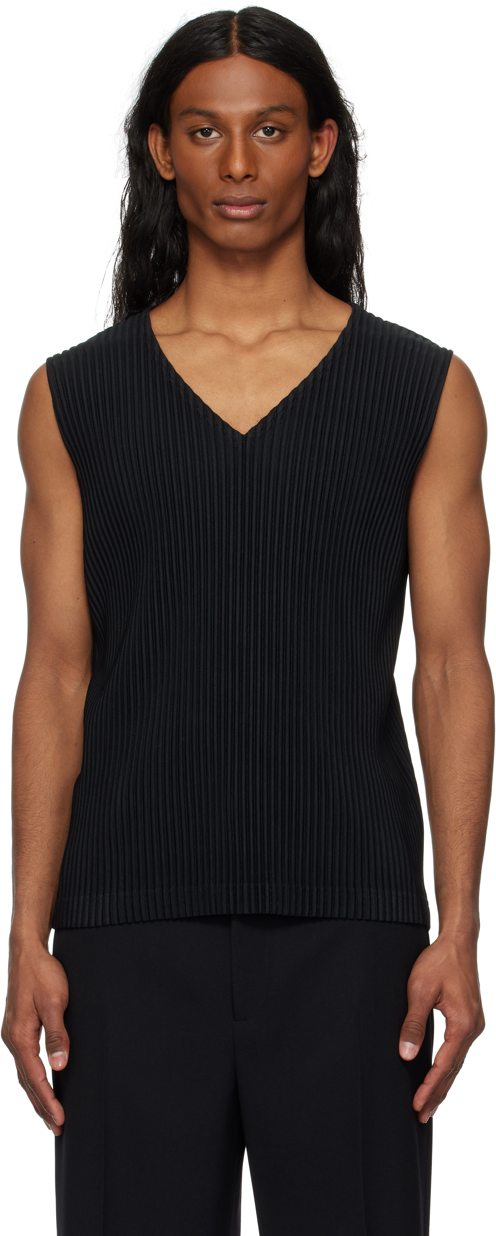 Homme Plissé Issey Miyake tank tops for Men | SSENSE