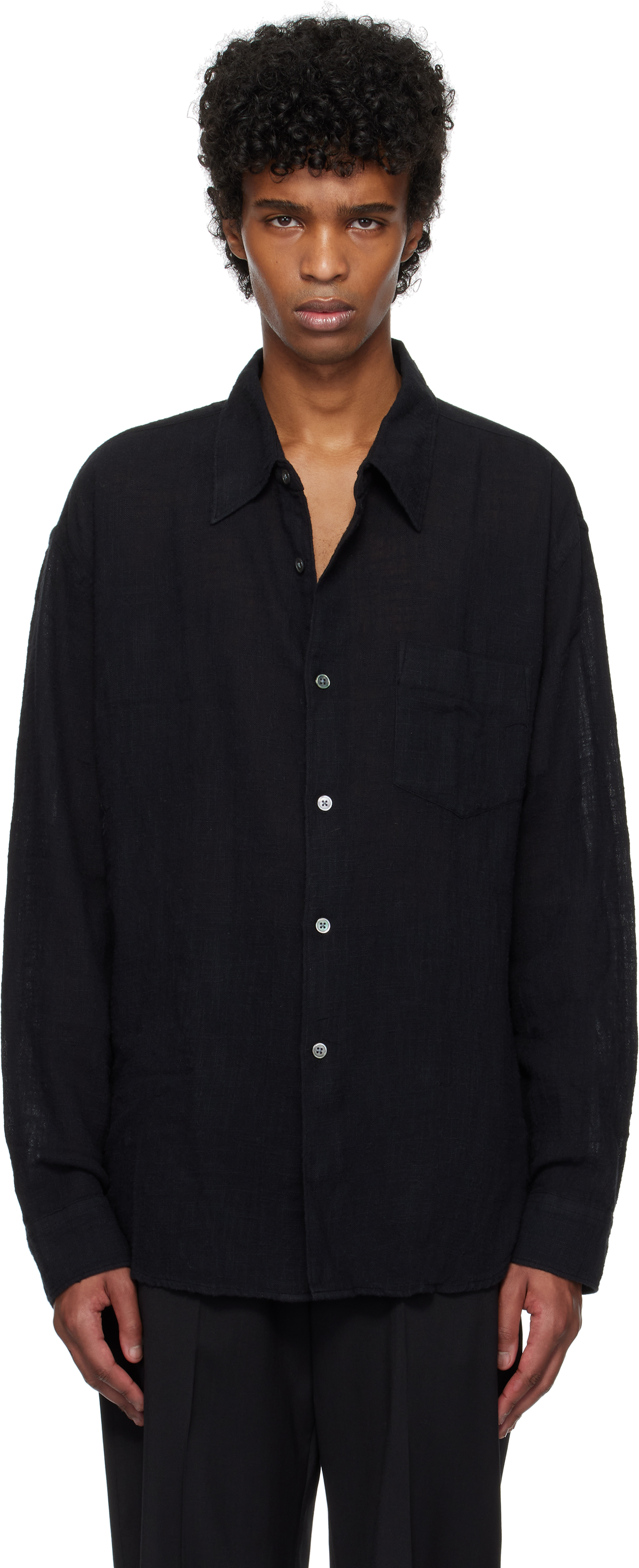 OUR LEGACY: Black Coco Shirt | SSENSE